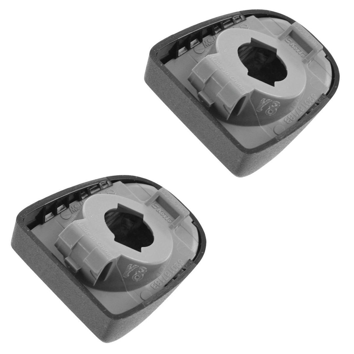 License Plate Light Lamp Pair Set Of 2 LH & RH Textured Black For Chevy GMC