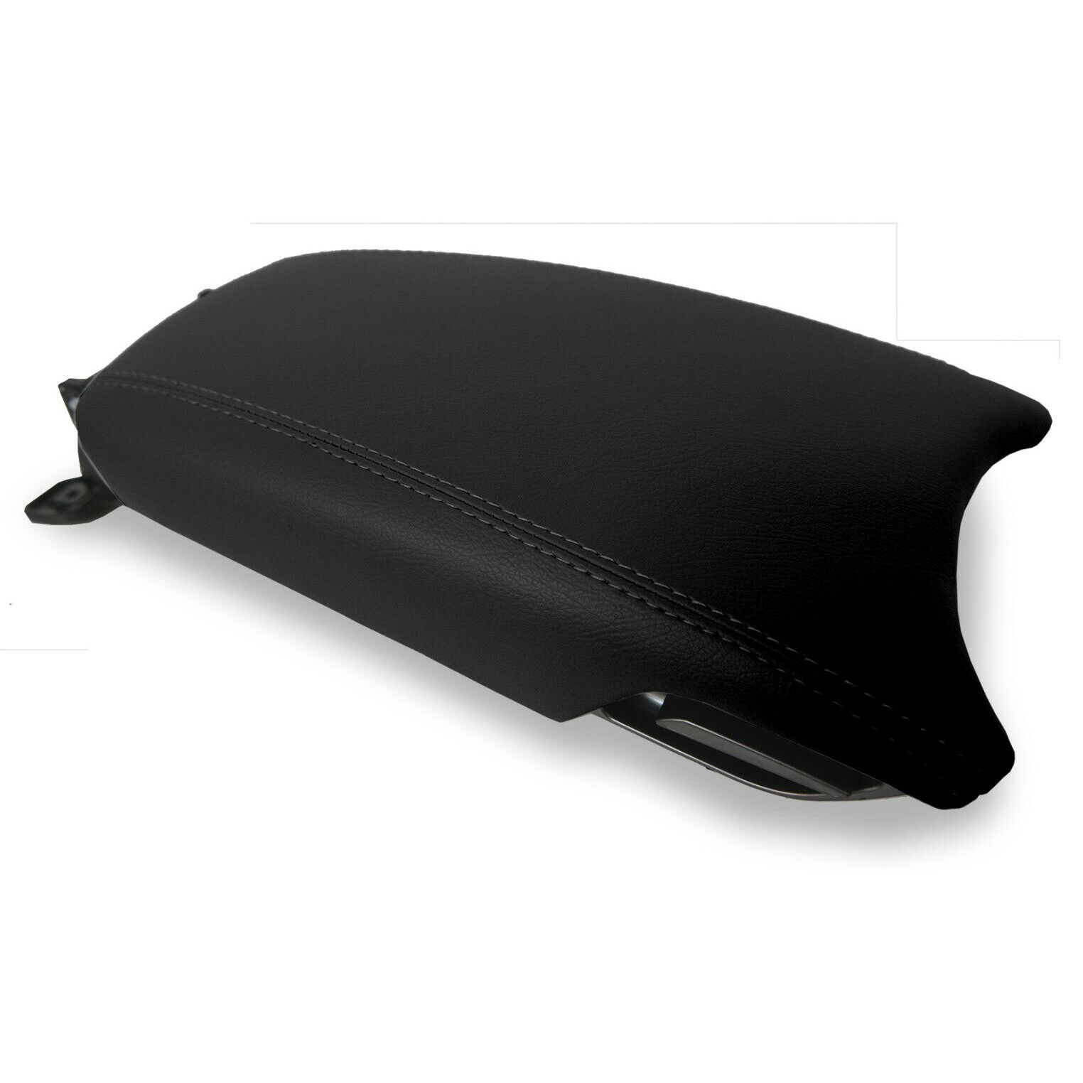 Center Console Armrest Leather Cover For Hyundai 2012-2017 Azera Sedan Black