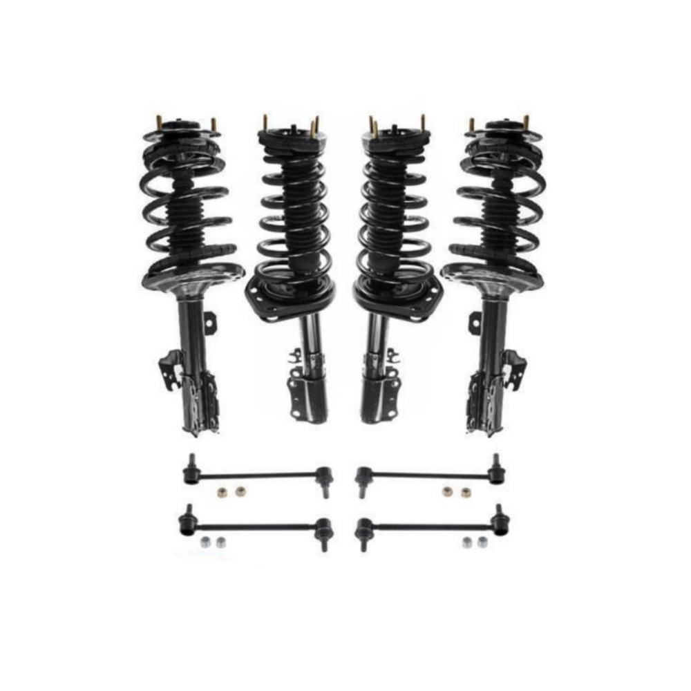Front And Rear Complete Struts With Sway Bar Links For Toyota 06-12 Avalon Sedan