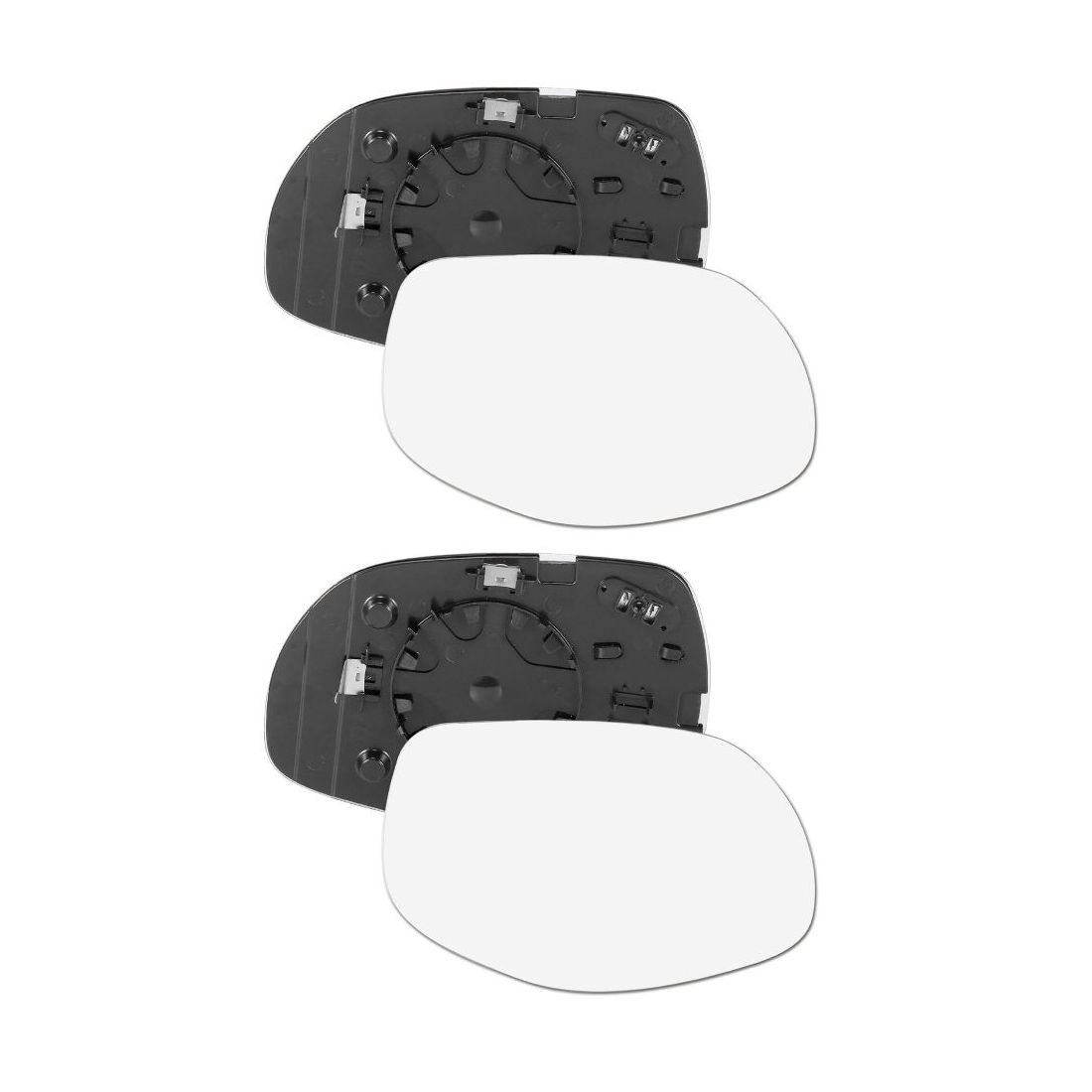 2 Sets Of - Car Mirror Glass Heated W/ Backing Right Side Right For 2008-2010 Cayenne