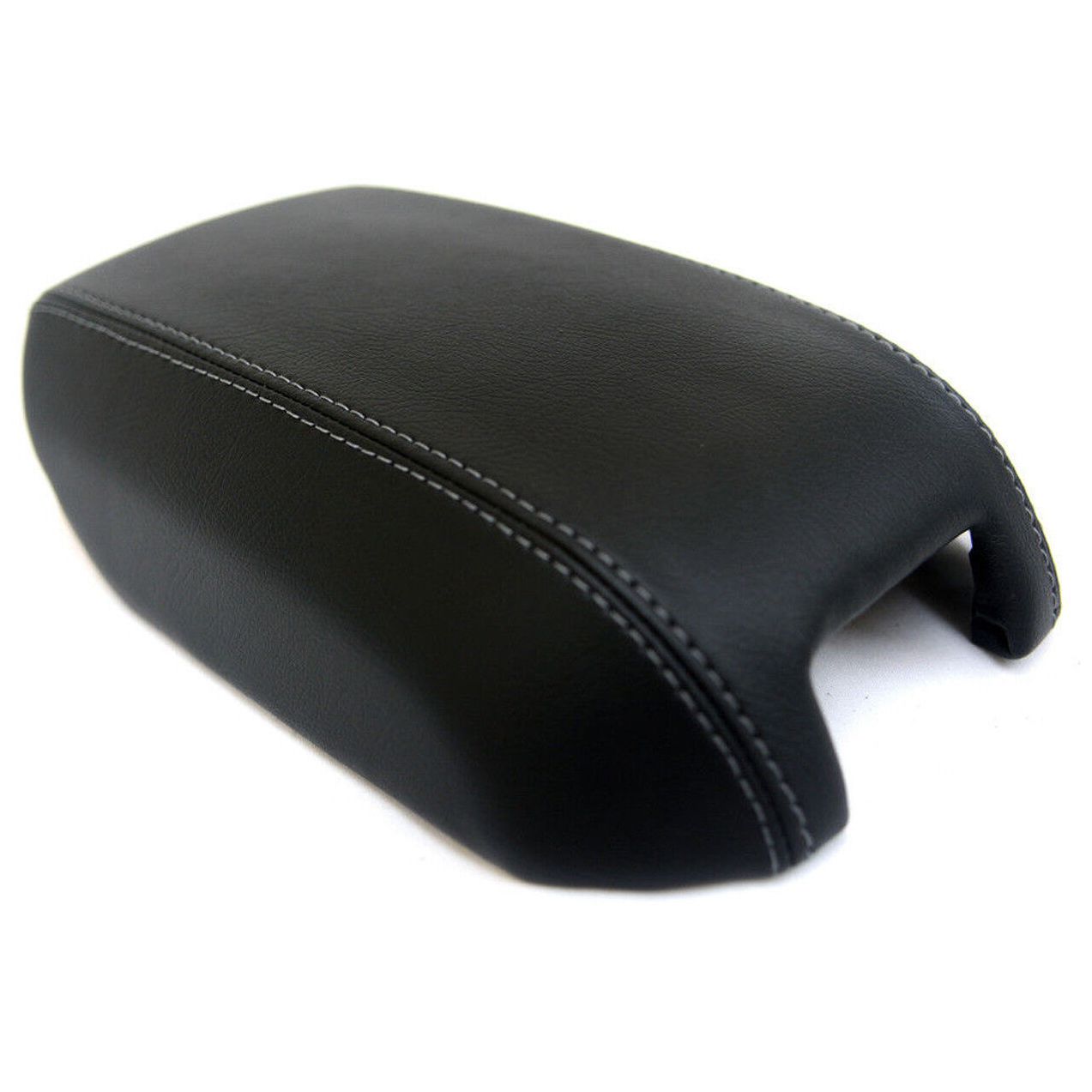 Center Console Armrest Leather Synthetic Cover For Volvo 03-14 XC90 Gray Stitch