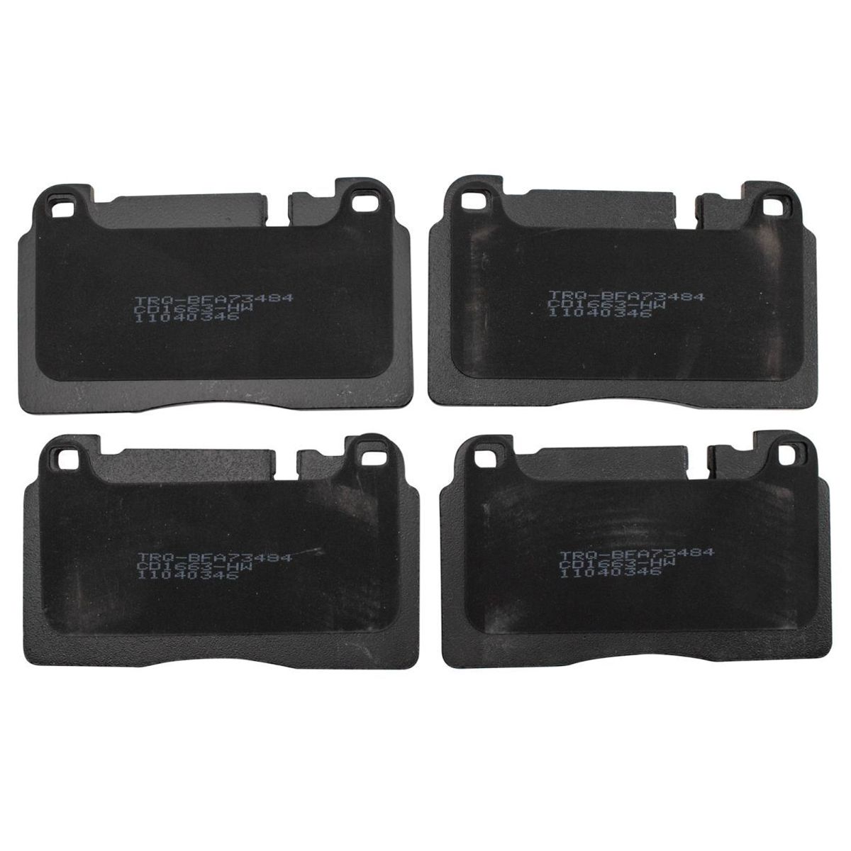 Front Posi Ceramic Disc Brake Pad Set For 13-17 Q5 Sport Utility Q5 Truck SUV