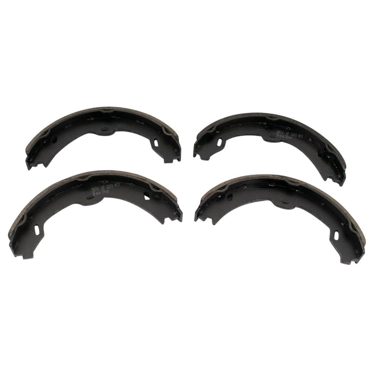 For 2008-2014 Mercedes-Benz CL63 AMG Base Coupe Rear Parking Brake Shoe Set