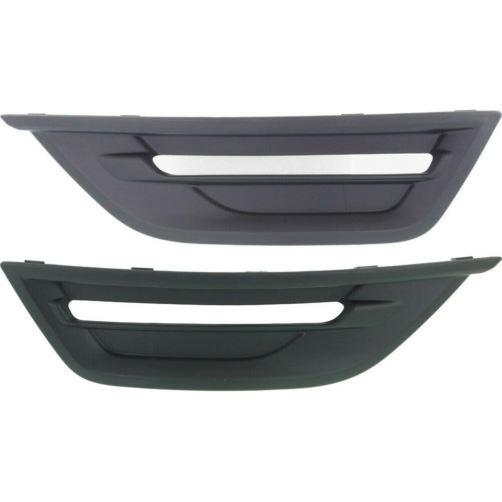 Fog Light Covers Set Of 2 Driver Passenger Side Pair For 13-17 Ford Taurus Sedan