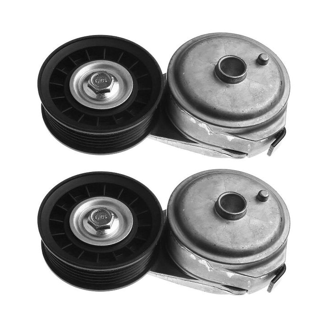 2 Sets Of - Belt Tensioner Assy For Chevy Express C1500 K2500 Tahoe Yukon Escalade