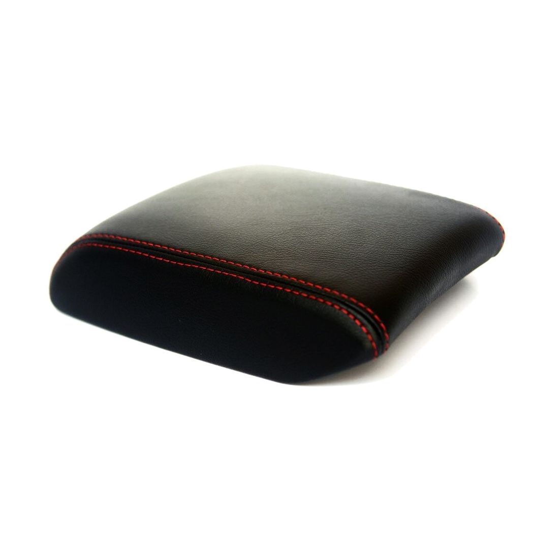 Center Console Armrest Leather Synthetic Cover For 2013-2017 Mazda 6 Red Stitch