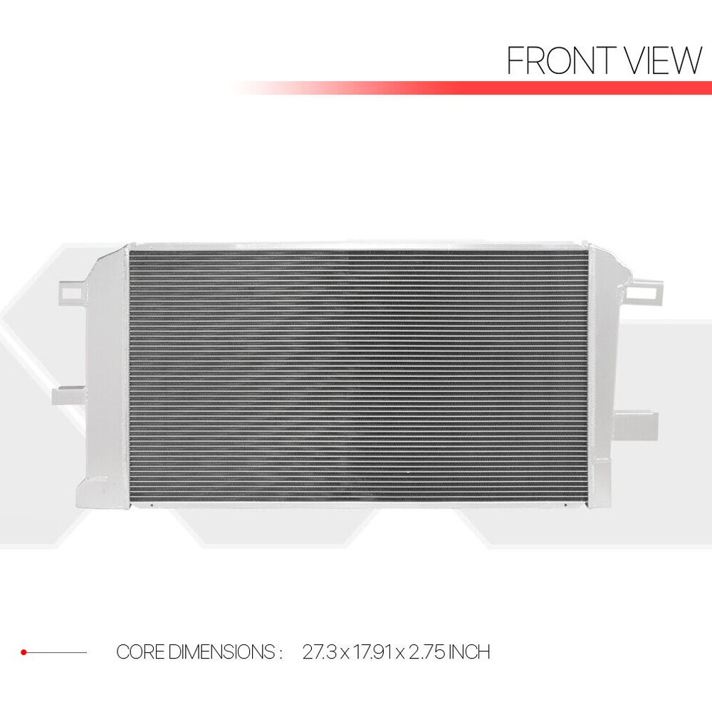 For 04-14 Ford E-150 Base A86536-310ARREISAR 6.6 TRI ROW CORE]Aluminum Radiator