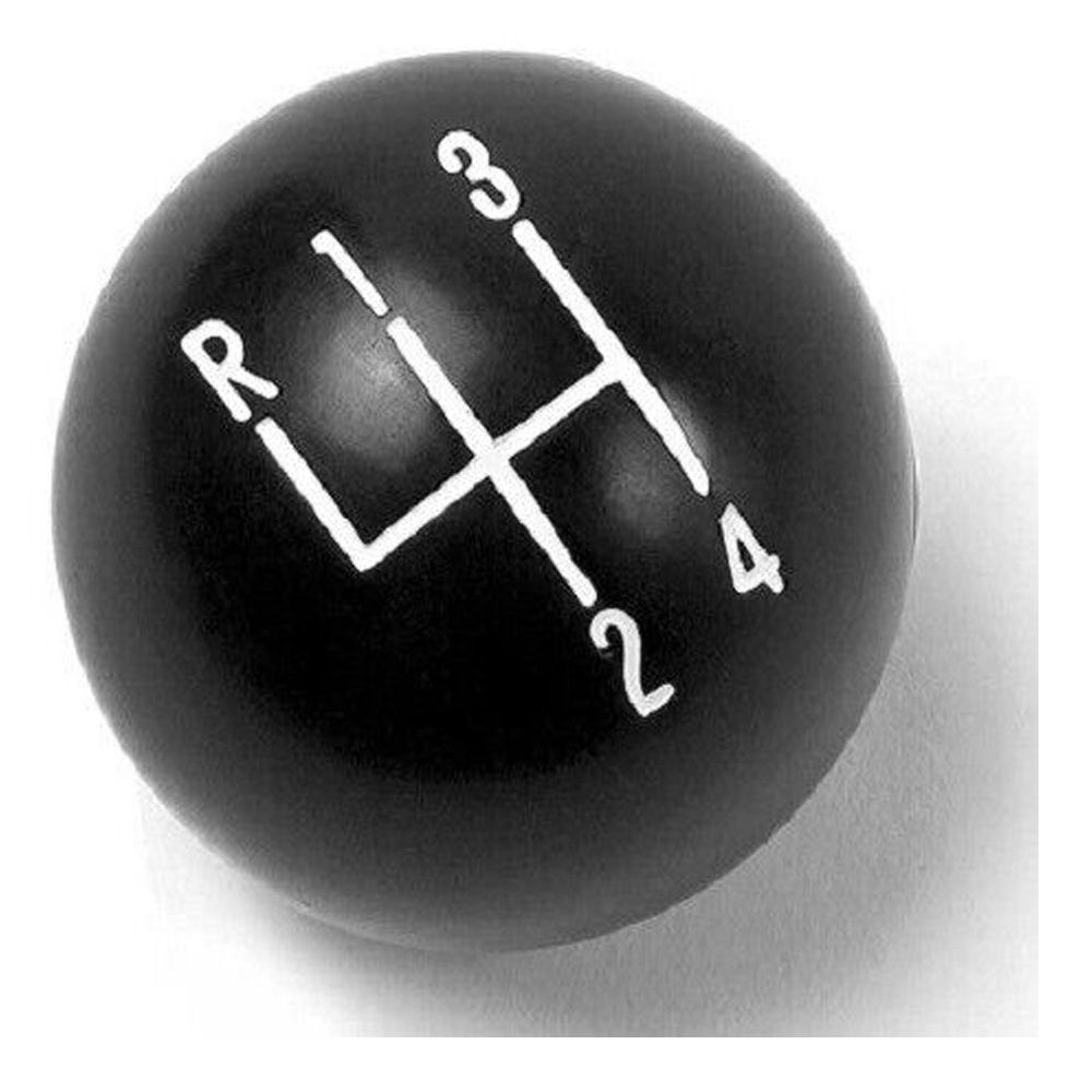 For 1967-1971 Chevelle Concours Speed Shift Knob 3/8inch Thread-Black W/Chrome