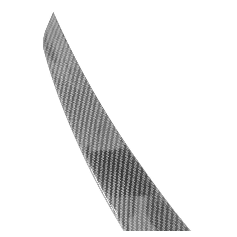 Fits 17-23 Tesla Model 3 4DR OE Rear Trunk Spoiler Wing Carbon Fiber Print - ABS