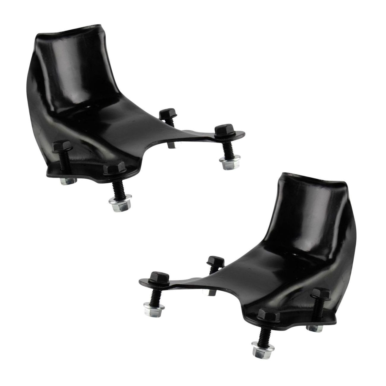 leaf Spring Shackle Bracket Repair Driver Passenger Pair For 03-07 E-150 XL 2WD