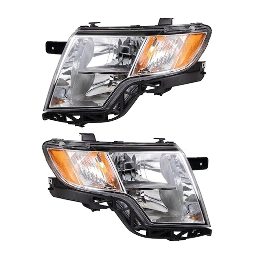 For 2008-2010 Ford Edge Limited Sport Utility 24XR24Q Headlight Assembly Set