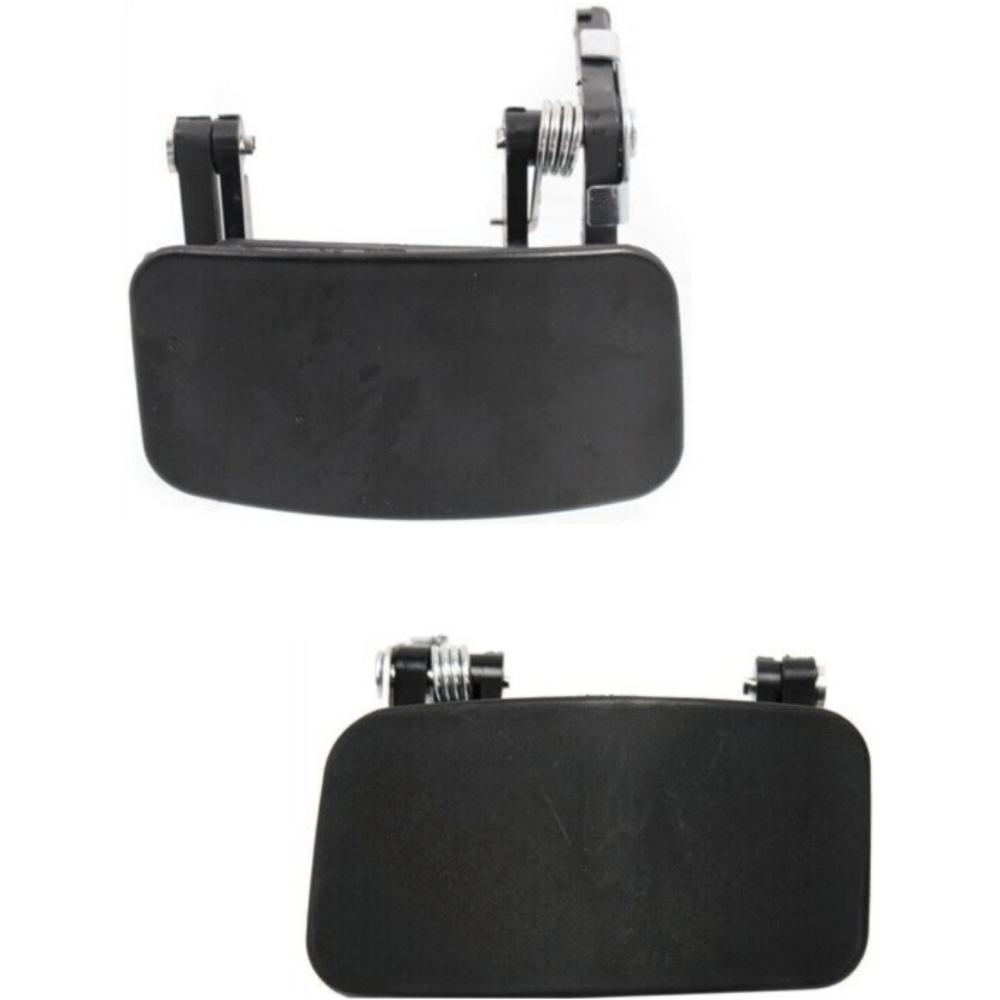 Exterior Door Handle For 99-02 Mercury Villager Set Of 2 Rear Black Plastic