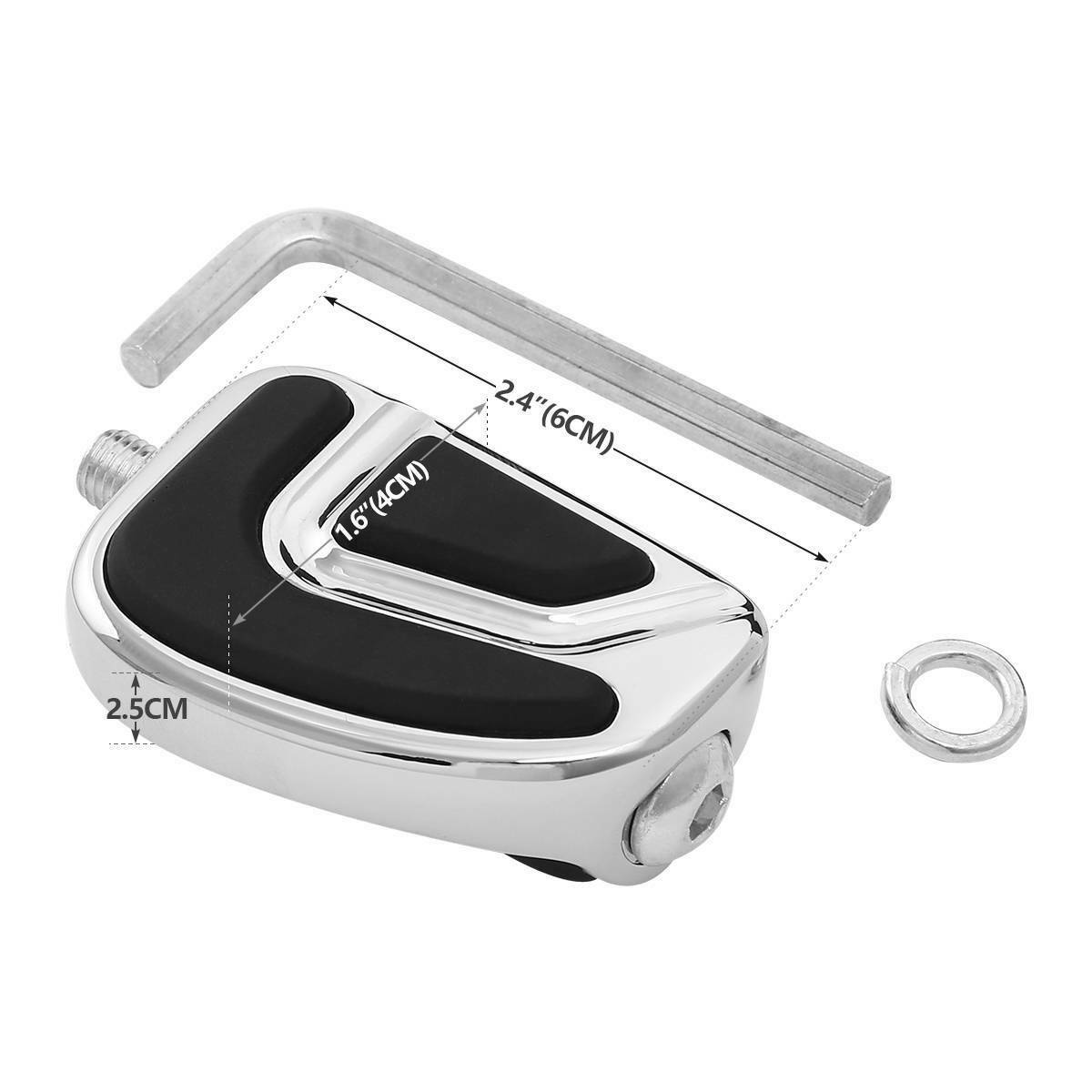 Chrome Airflow Shifter Foot Peg For Harley-Davidson Low Rider Fat Boy Bob