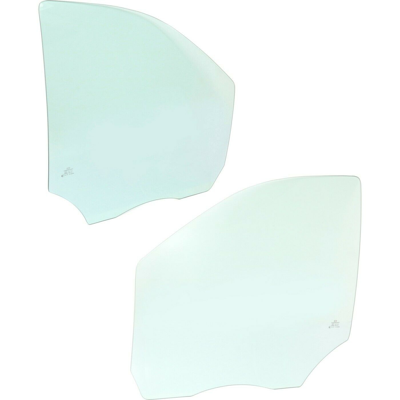 Door Glass For 2004-2008 F150 Mark LT Set Of 2 Front Driver And Passenger Side