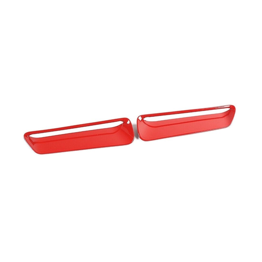 Pair Cowl Vent Hood Scoop Air Vent Trim Bezels