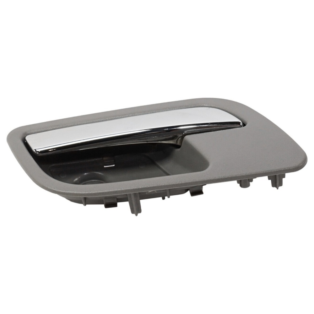 Dark Gray & Chrome Rear Inside Interior Door Handle Left Left Side For Chevy GMC
