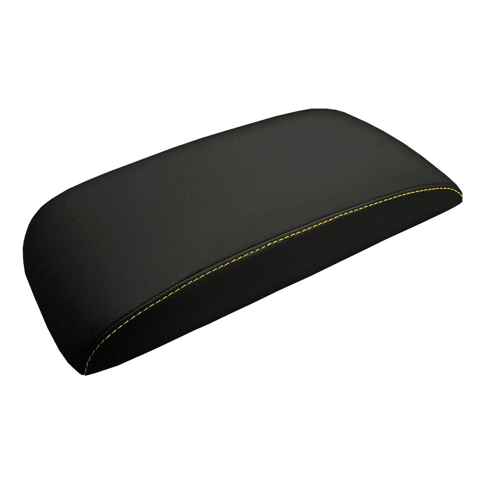 Console Lid Armrest Cover Leather For 07-11 Element Sport Utility Yellow Stitch