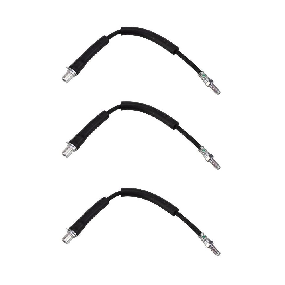 3 Sets Of - Rear Left Right Brake Hose Fits 09-19 Ford Flex Taurus 09-16 Lincoln MKS
