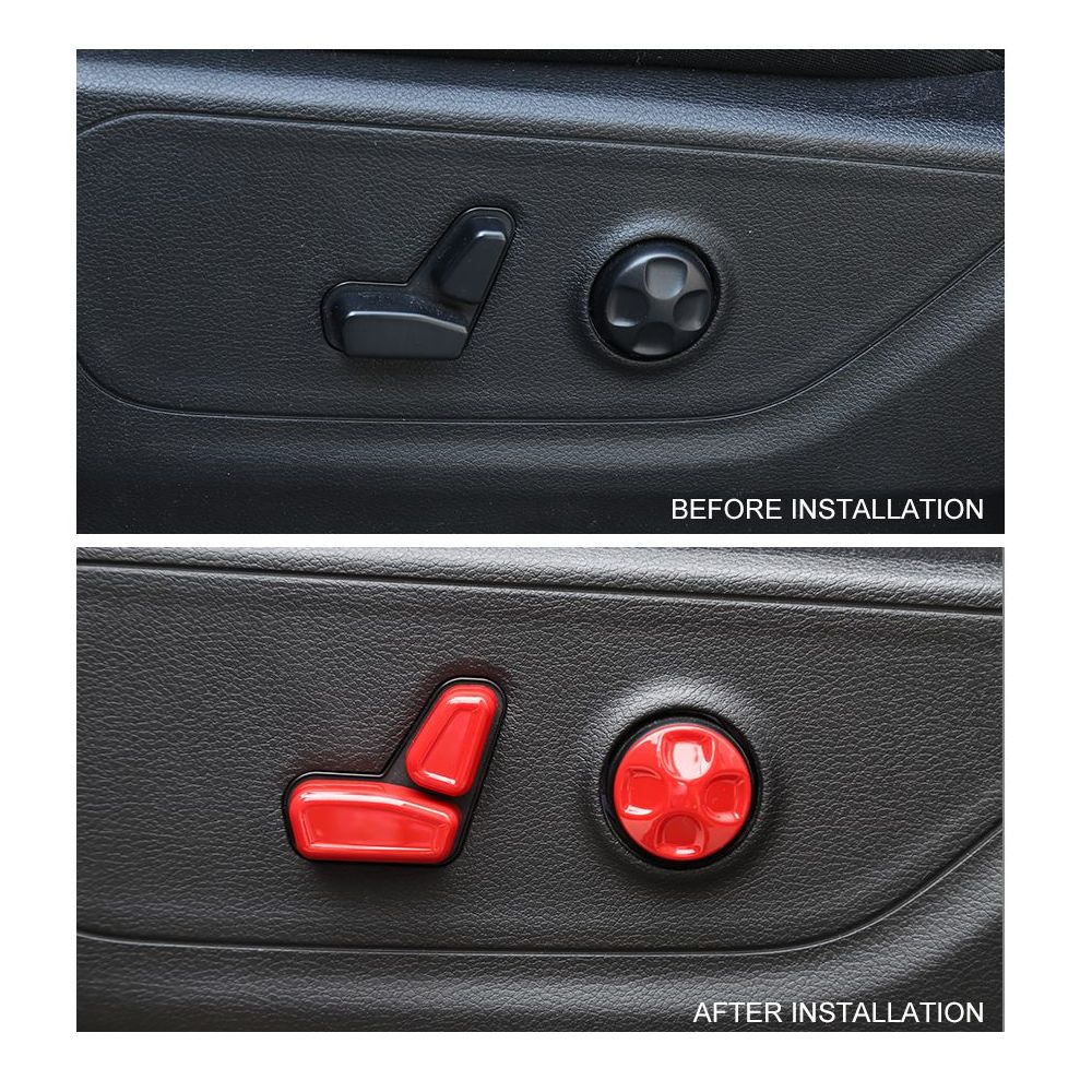 Seat Adjust Button Bezel For Dodge Charger 15+ Durango 11+ RAM 18+ Accessories