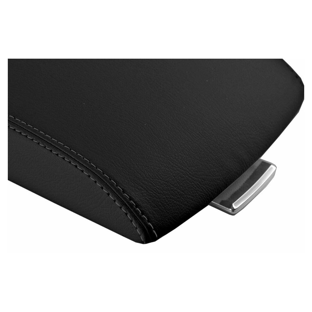 Console Lid Pull Over Armrest Cover Leather For 09-19 Flex Sport Utility Black