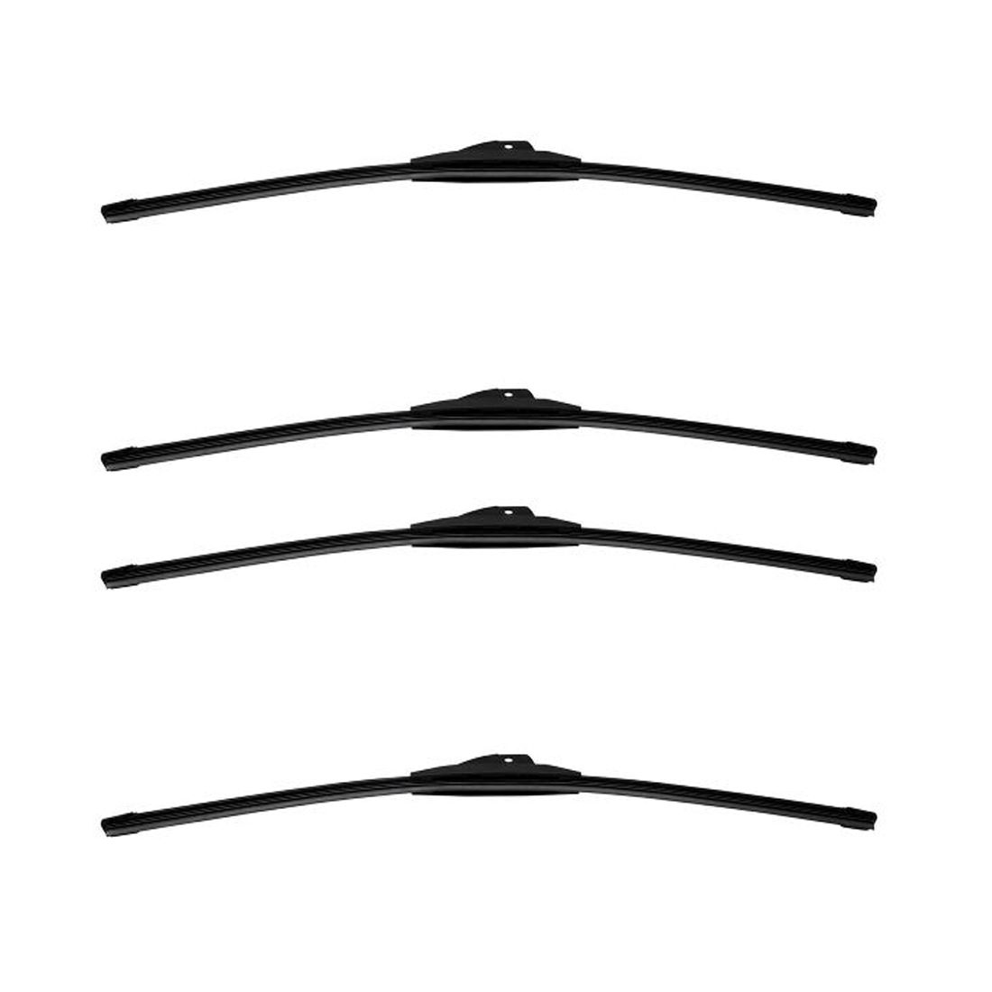 2 Sets Of - Tech Windshield Wiper Blade Driver & Passenger Front
