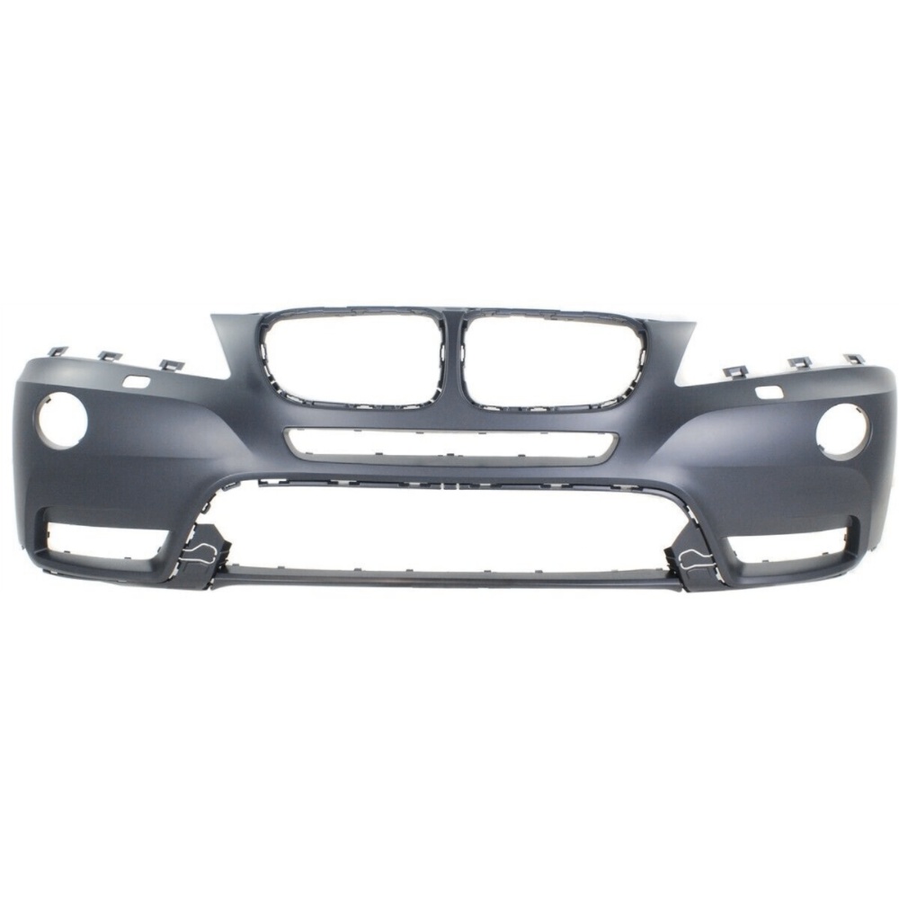 Front Bumper Cover For BMW 2011-2014 X3 X3 W/ Fog Lamp Holes Primed