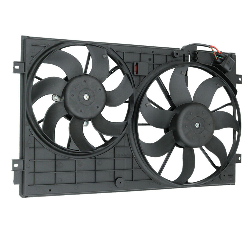 Radiator Condenser Fan For Audi Volkswagen 2.0L 2.5L L4 L5