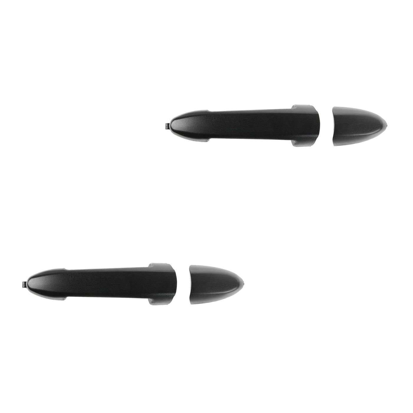 Door Handles Exterior Outside Textured Black Pair Set For 01-12 Escape Hybrid