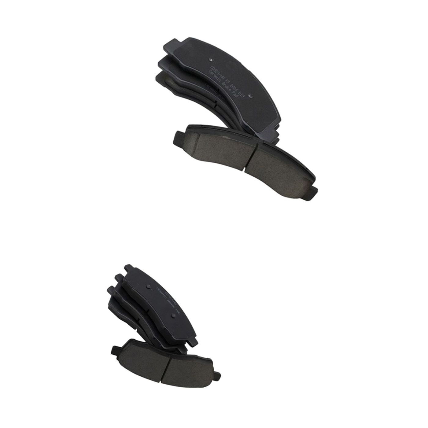 For 2000-2005 Excursion Limited Ceramic Front & Rear Brake Pad Kit W/Fluids