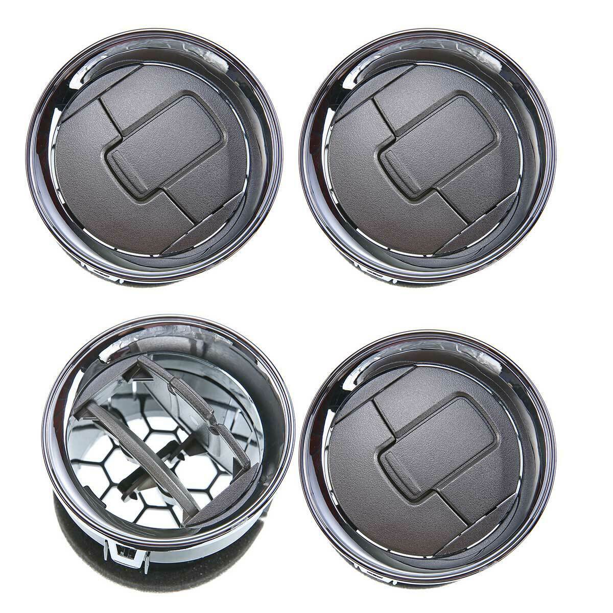 4pcs Dashboard A C Heater Dash Air Vent Louver For 09-14 F-150 09-14 Lobo