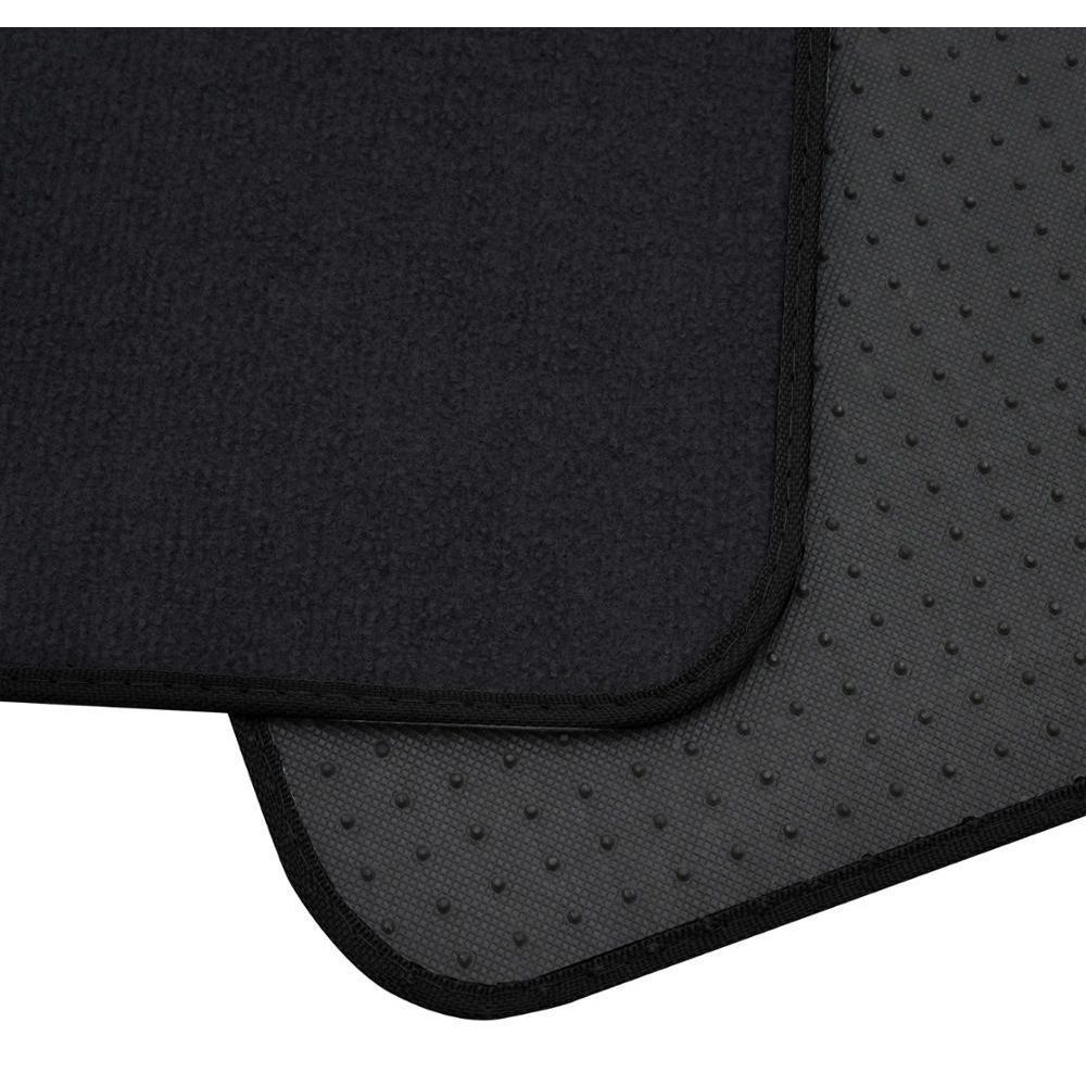 4pc Car Interior Solid Black Car Floor Mats Liner Pads For 15 Leon Mat Standard