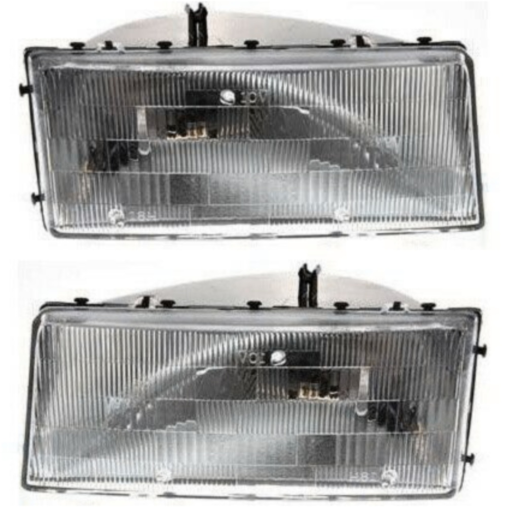 2 Sets Of - Headlights Headlamps Left & Right Set For 1989-1995 Chrysler Dodge
