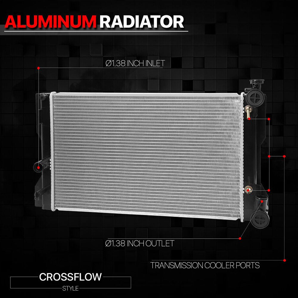 For Corolla A86536-25131ARMEO 1.8 Aluminum Factory Replacement Radiator-13152