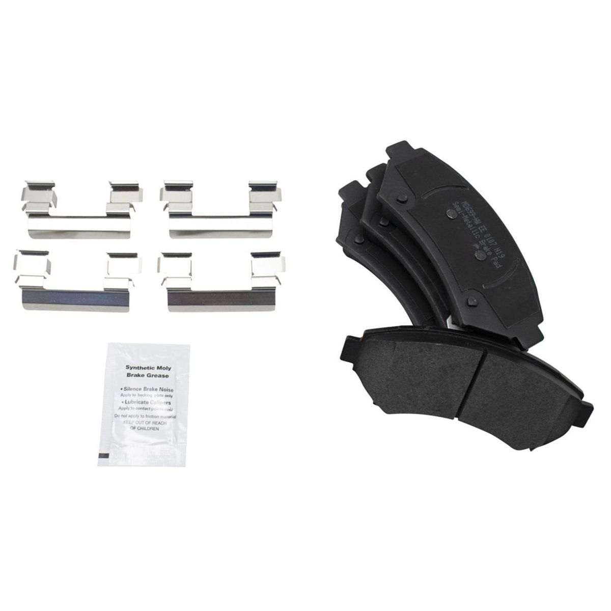 For 00-04 Montana Mini Cargo Van Front Metallic Brake Pad & Rotor Kit W/Fluids