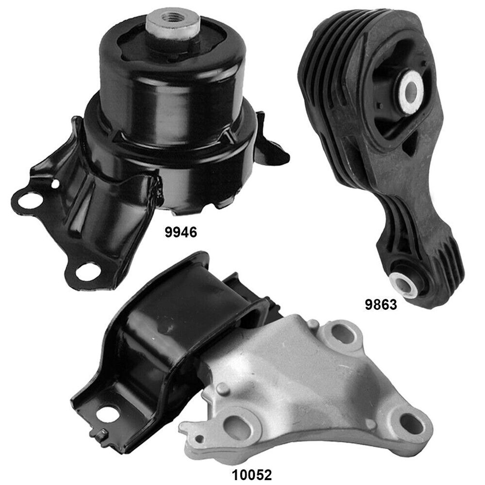 Engine Motor Mounts & Automatic Trans. Mount 3PCS For 16-22 Honda HR-V 1.8L FWD