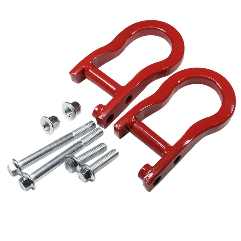 Red Front Tow Hook Kit For LD Limited Sierra Silverado