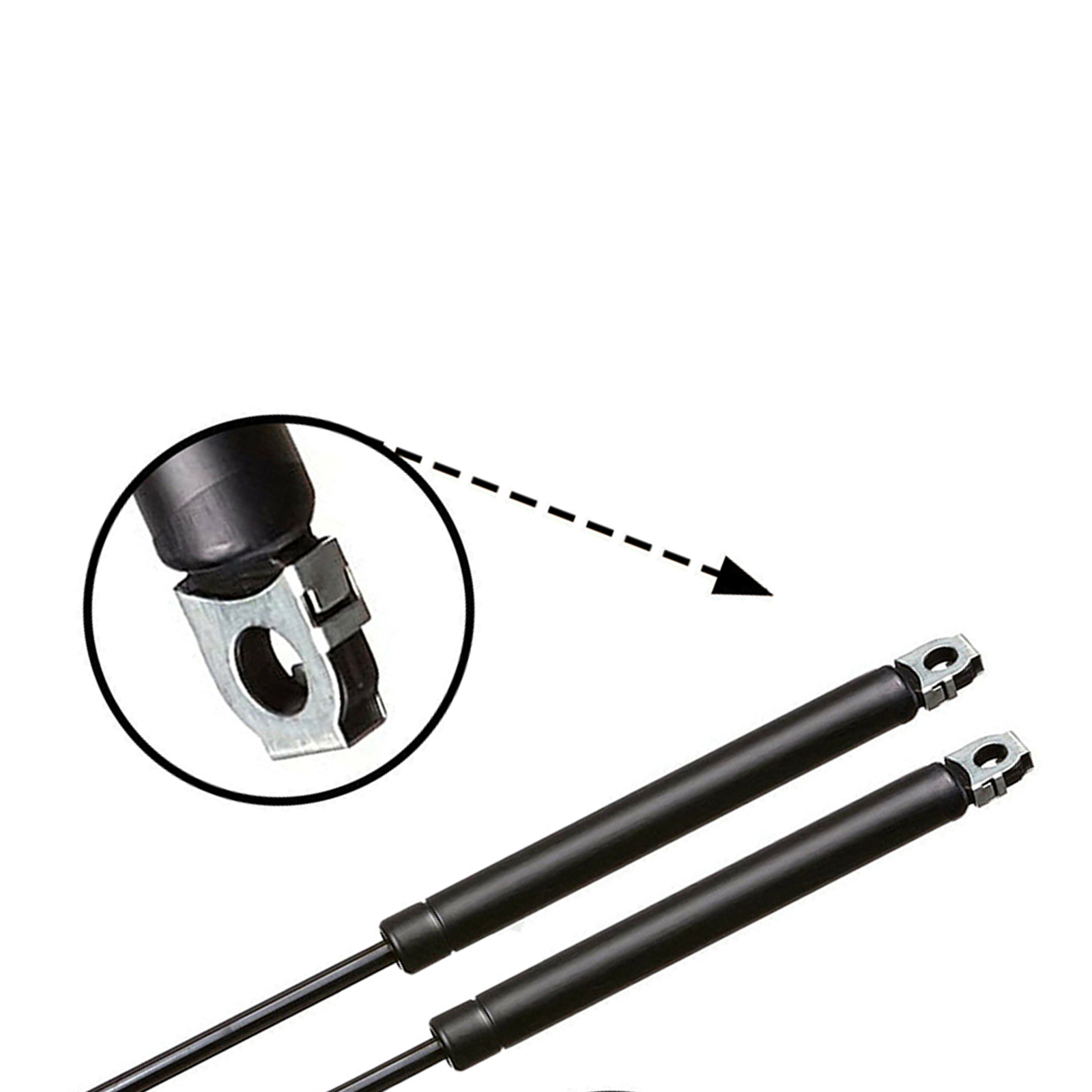 For 1979-1985 Riviera Eldorado Seville Toronado Pair Front Hood Lift Supports