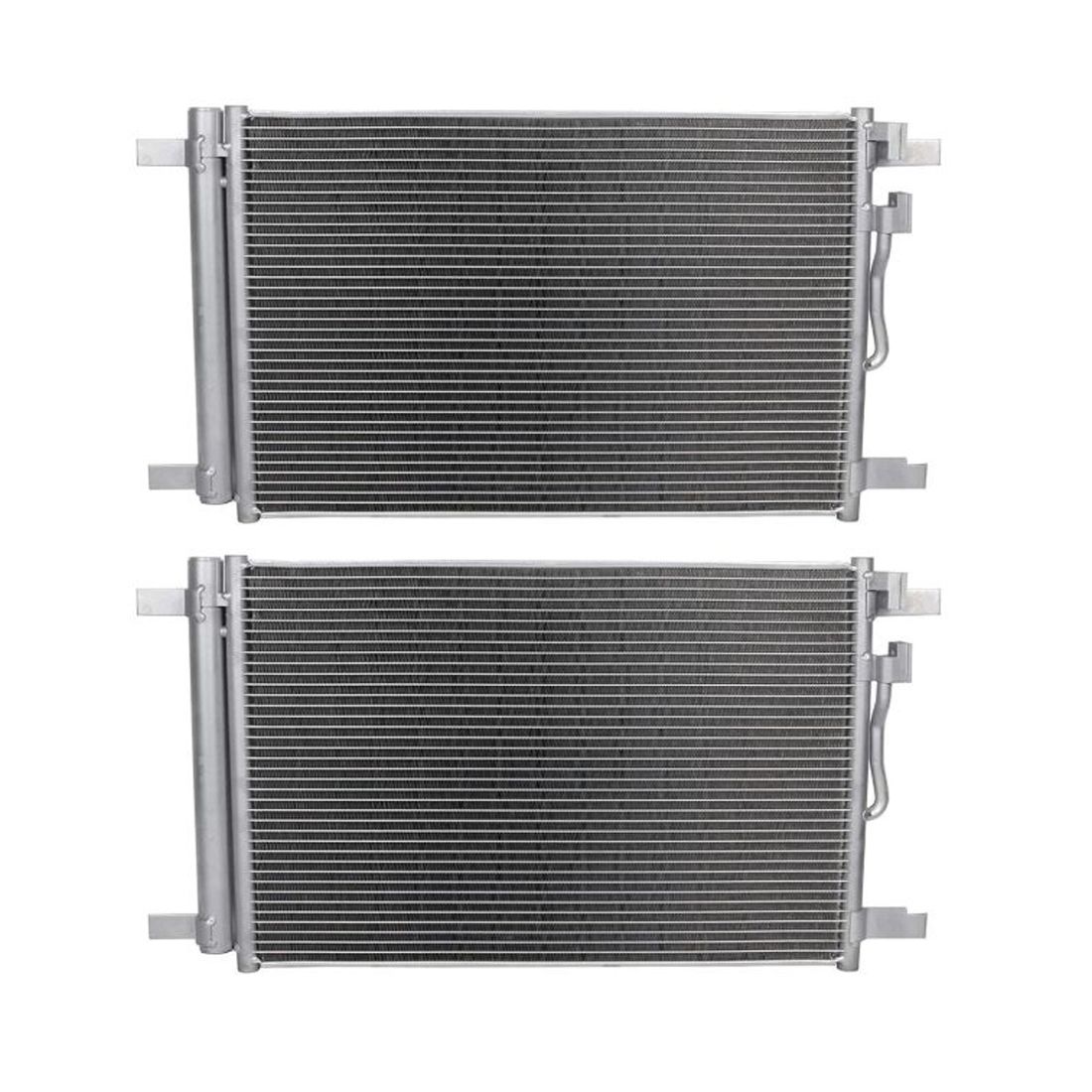 2 Sets Of - AC Condenser A/C Air Conditioning For Alltrack GTI Golf SportWagen Tiguan