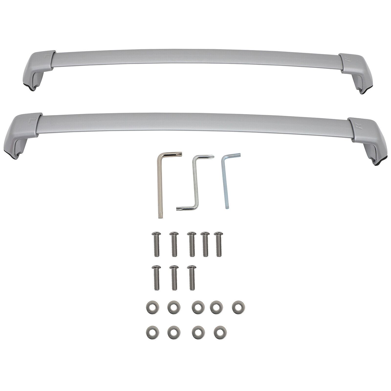 For 2012-2016 Honda CR-V Roof Rack Cross Bars Luggage Aluminum Rails Silver