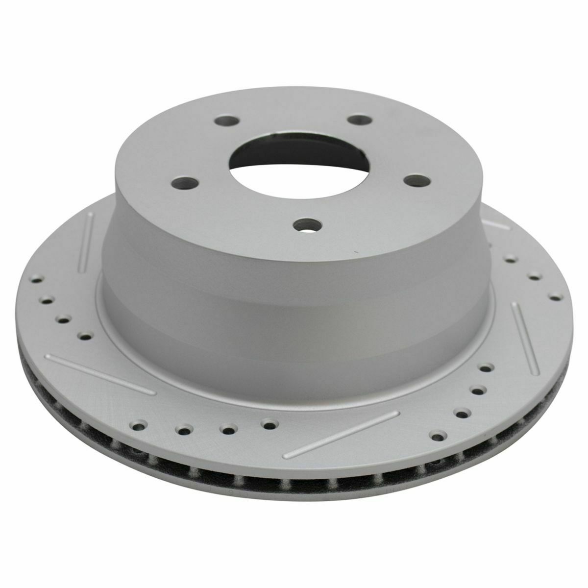 For Chevy GMC Olds Metallic Brake Pad & Performance Drilled Slotted Rotor Kit