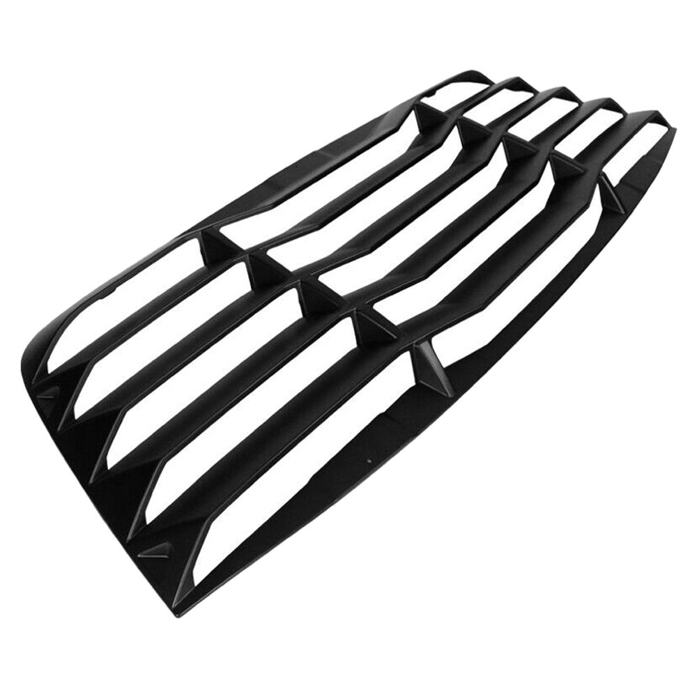 For 08-23 Dodge Challenger 2DR Rear Window Louver Sun Shade Cover Matte Black