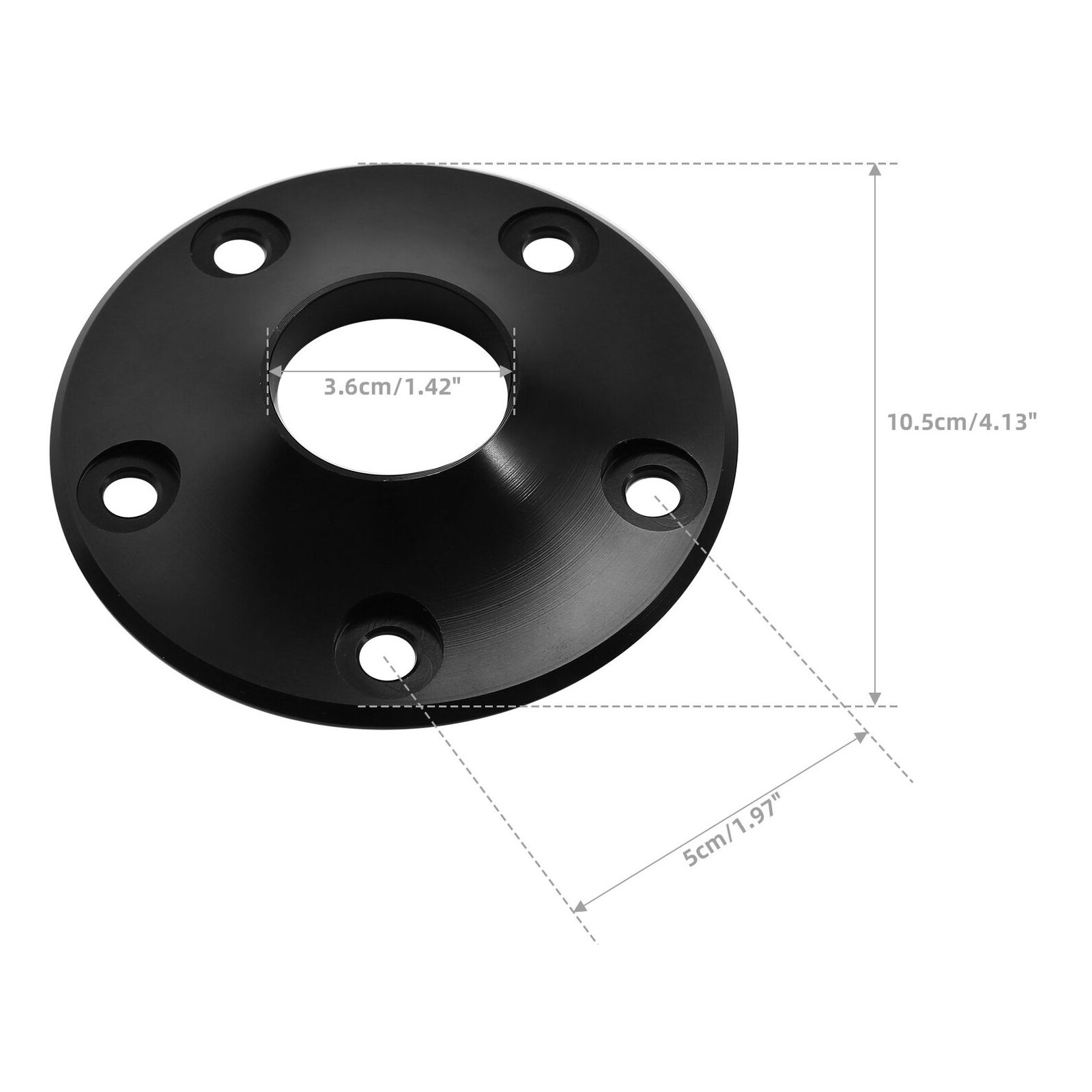 Dual Disc Front Wheel Hub Cap Cover For 20-21 Harley-Davidson CVO Tri Glide ABS