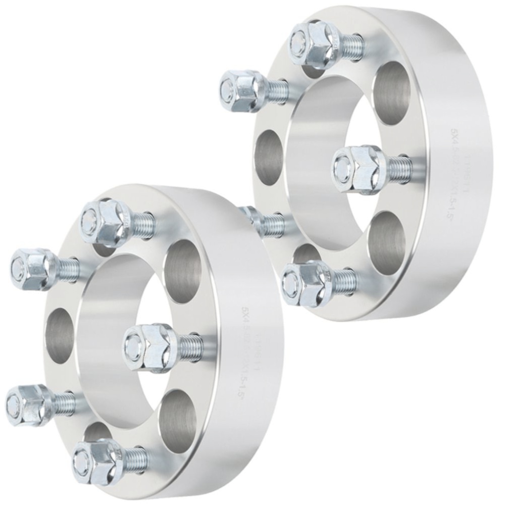 2 Pcs 1.5" (38mm) 5x4.5 12x1.5 Studs Wheel Spacers For Mazda 3 CX-7 New