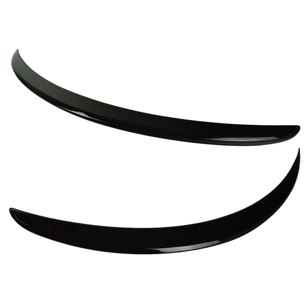Fit 15-21 Benz W205 C Class Coupe AMG Trunk Spoiler #197 Obsidian Black Metallic