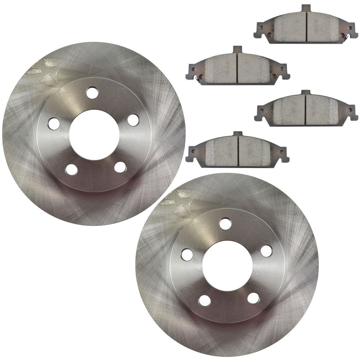 For 2004 Classic Brake Rotor Ceramic Pad Drum & Shoe Front & Rear Kit W/Fluids