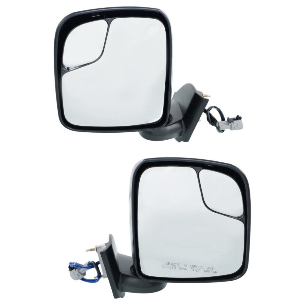 Power Heated Mirrors For 2013-2021 Nissan NV200 Left And Right Side Paintable