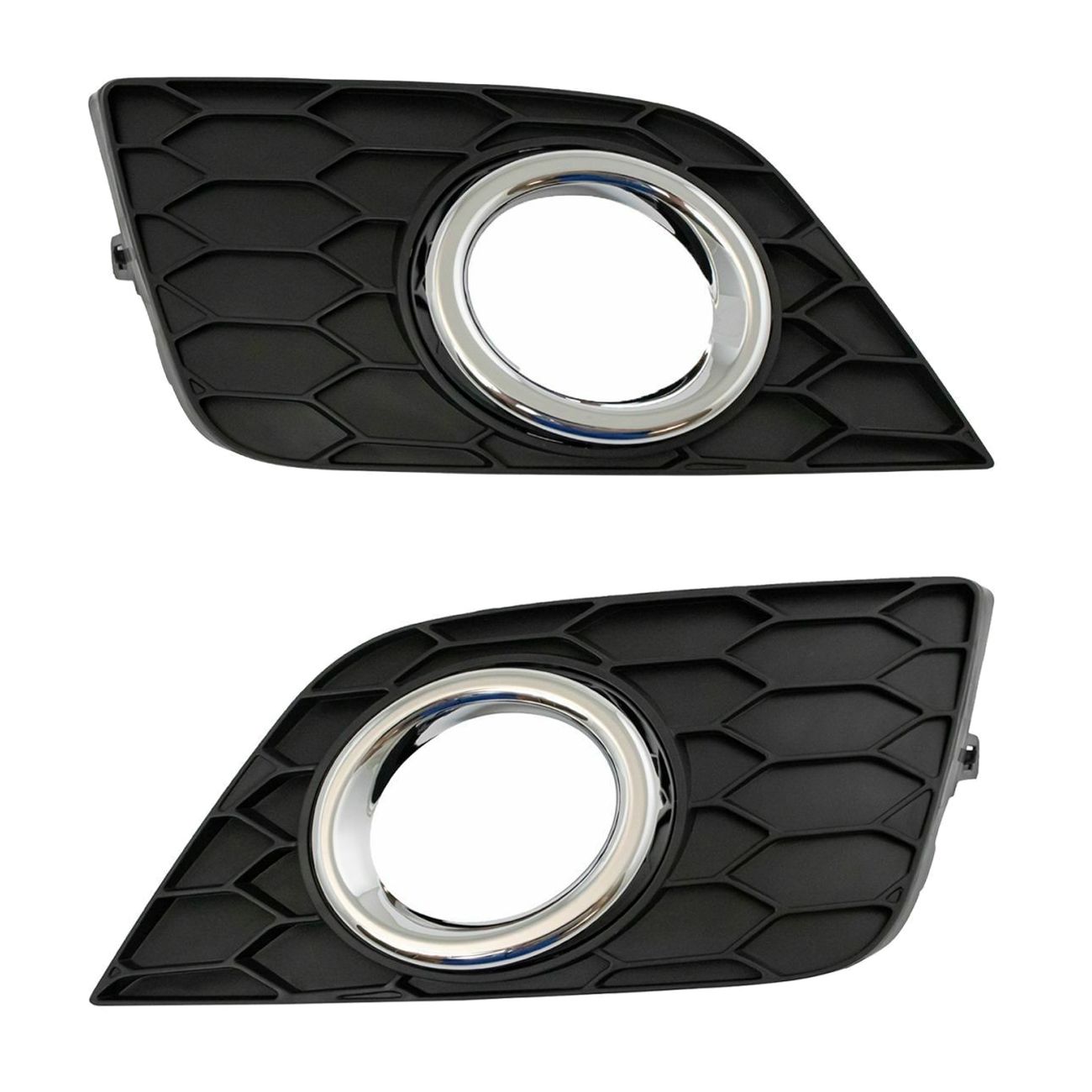 For 16-18 Sentra Sedan Fog Light Lamp Bezel Trim Pair Driver & Passenger Sides