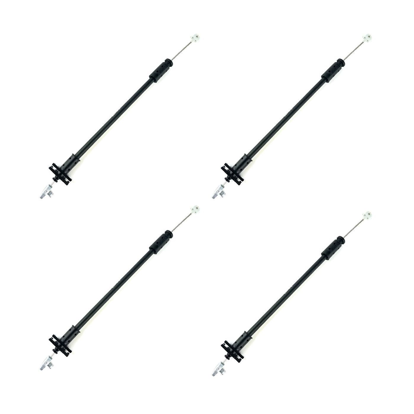 4 Sets Of - For 05-09 LR3 10-16 LR4 Rear Door Lock Latch Exterior Release Cable