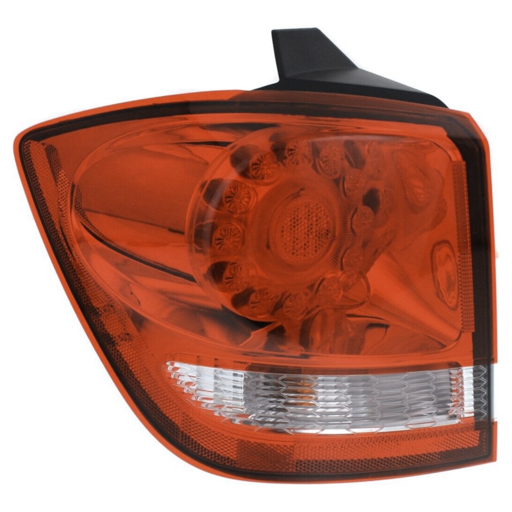 LED Tail Light Set For 2009-2020 Journey Outer Clear/Red W/ Bulbs 2Pcs