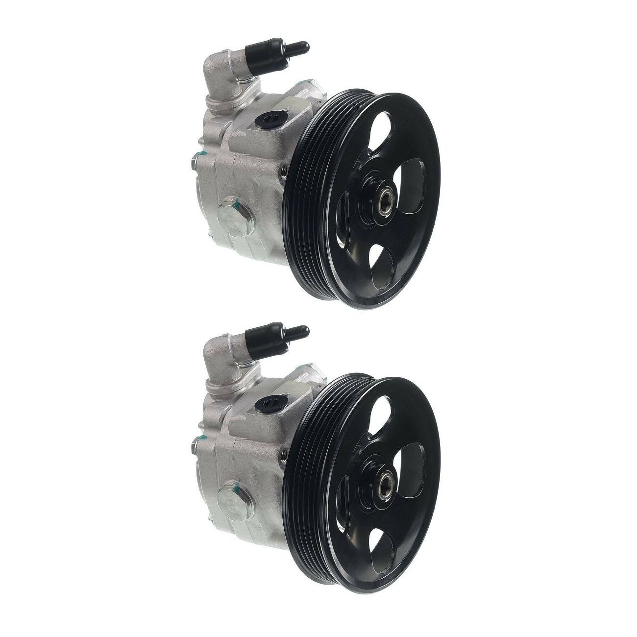 2 Sets Of - Power Steering Pump W/ Pulley For 2005-2011 Volvo XC90 Sport Utility V8